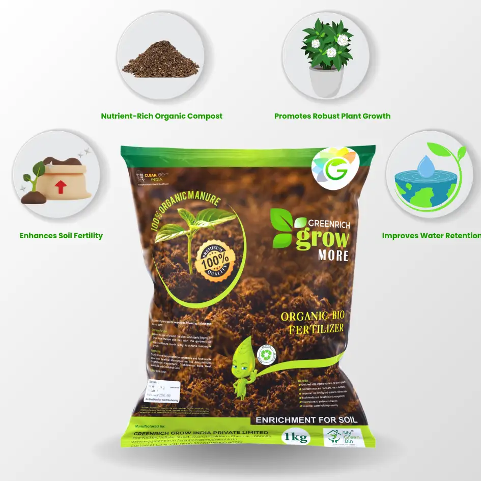 Greenrich Grow More Organic Compost Manure