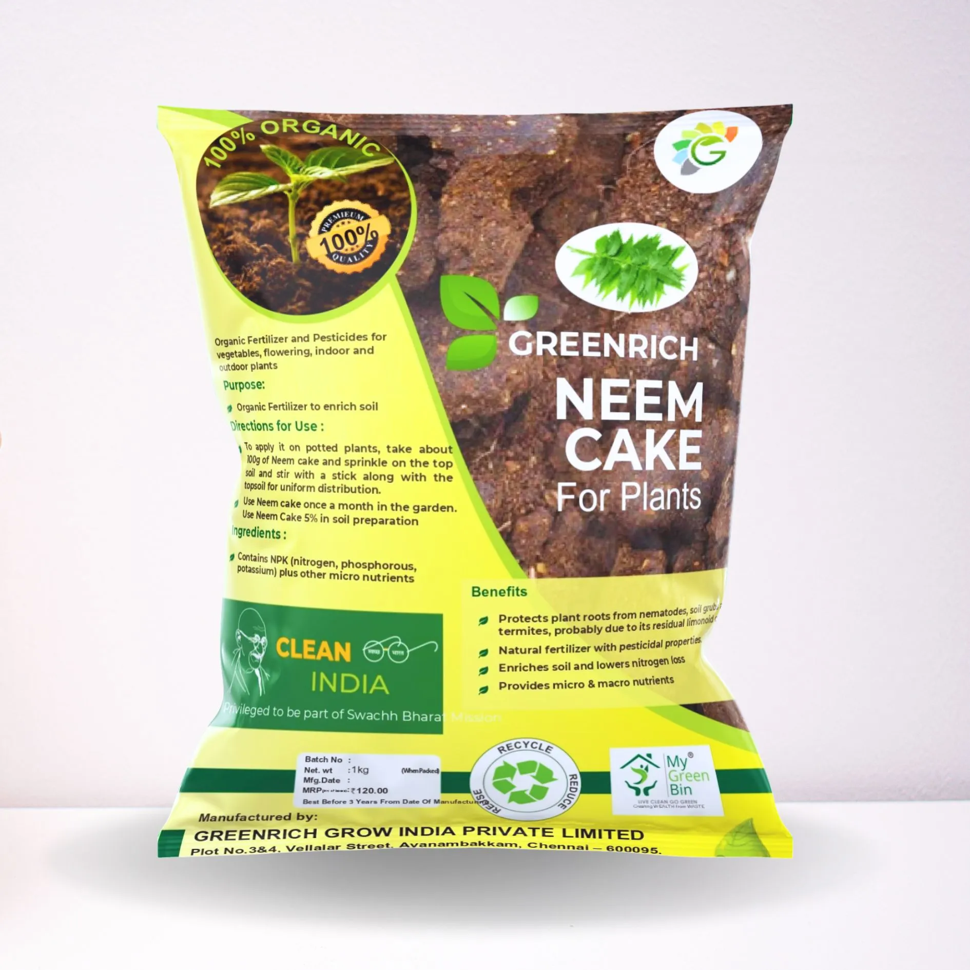 Greenrich Neem Cake