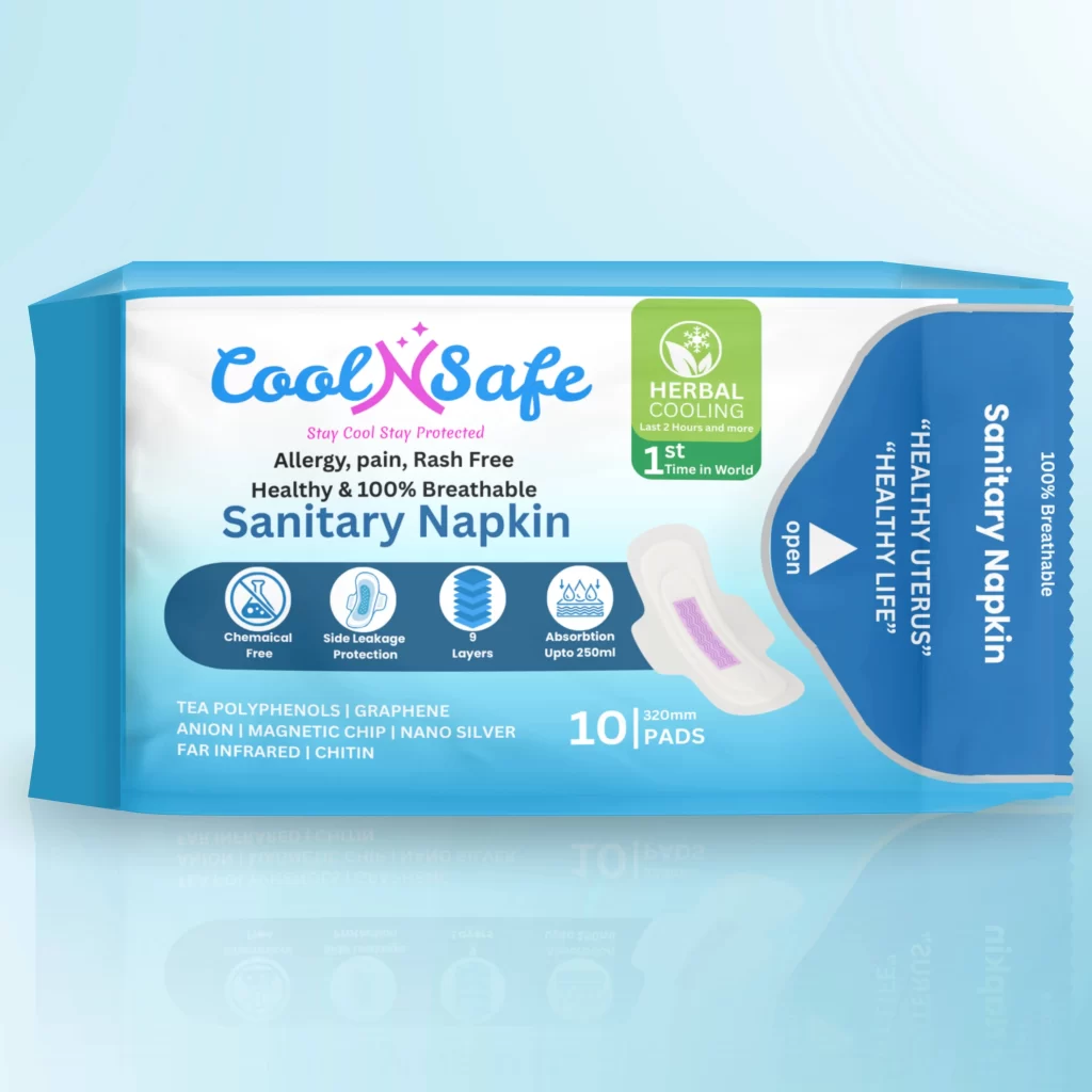 Extra HeavyFlow Sanitary Napkins,CoolNSafe Sanitary Napkins Sanitary Napkin